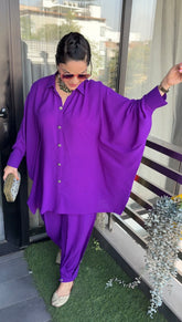 Indo western kaftan coord set